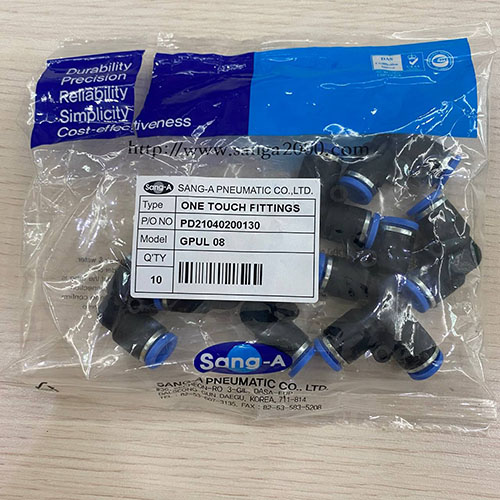 Nối ống L phi 8  GPUL0800